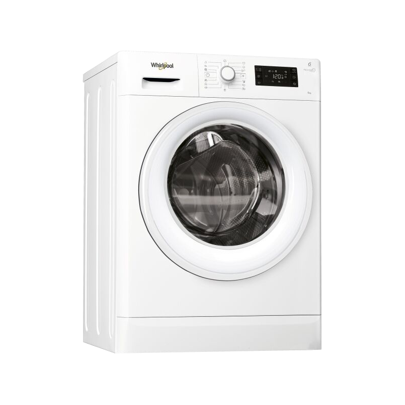 Машина пральна WHIRLPOOL (FWSG61253W EU), фронтальна, 6 кг